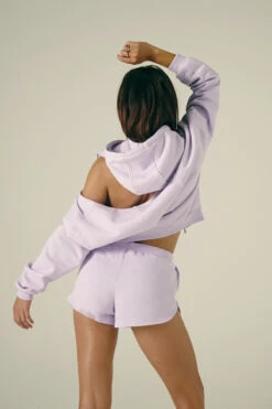 CXIX Droptop Zip Hoodie - Lilac 11 CXIX Droptop Zip Hoodie - Lilac -Rad Store Lilac Zip Jumper Baddies Loungewear Creatures of XIX 9