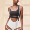 Lunalae Zena Garter Overall Sling Bottoms - White 1 Lunalae Zena Garter Overall Sling Bottoms - White -Rad Store Luna Lae 25 1335