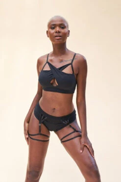 Lunalae Cleo Top - Recycled Black -Rad Store LunaLae 23 1222