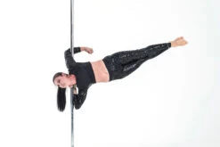 Paradise Chick Superhero Series Ultra Grip Crop Top - Black Leopard -Rad Store MG 1791 copy