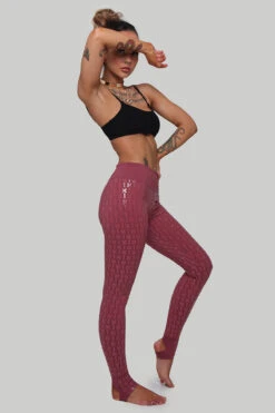 CXIX Gecko Grip Leggings - Mauve -Rad Store MauveGeckoGrip5