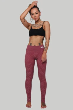 CXIX Gecko Grip Leggings - Mauve -Rad Store MauveGeckoGrip6