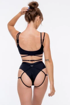 Nona Perkasa Moonflower Bottoms - Black -Rad Store MoonflowerBlack04