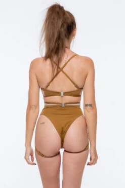 Nona Perkasa Night Lily Body Garter - Brass/Sand -Rad Store NightLilyBGBrassNude01