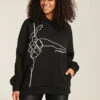 Paradise Chick Pole Dancer Hoodie - Black 1 Paradise Chick Pole Dancer Hoodie - Black -Rad Store PARADISECHICK33640