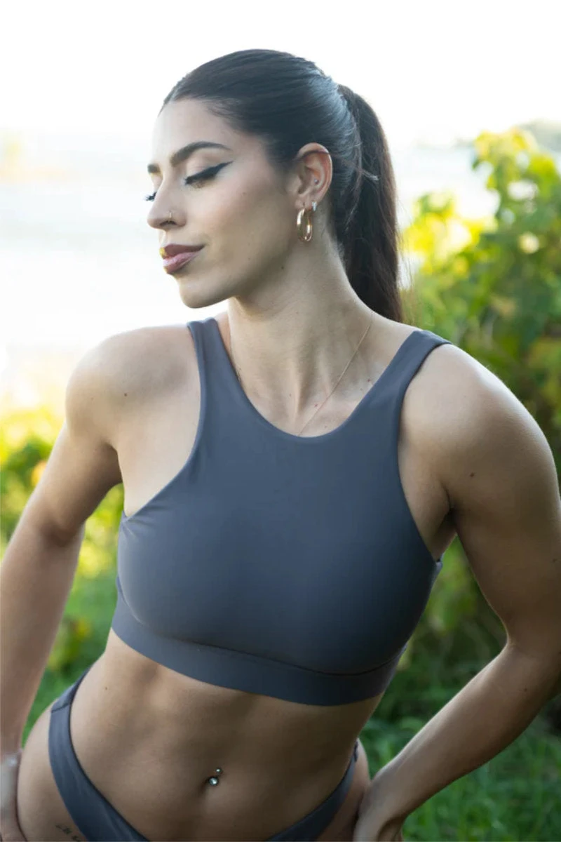 Chantay Polewear Pretzel 2-way Top - Ash 4 Chantay Polewear Pretzel 2-way Top - Ash - Image 2