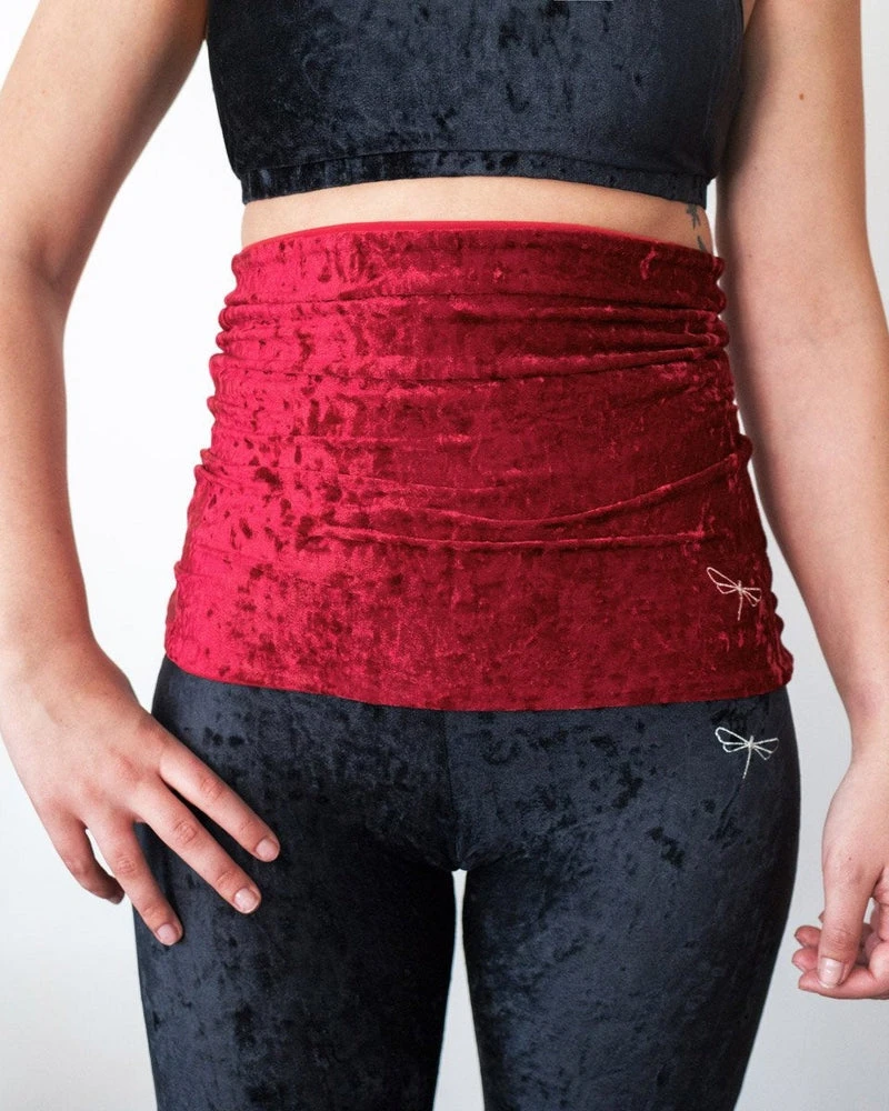 Dragonfly Back Warmer - Velvet Red 5 Dragonfly Back Warmer - Velvet Red - Image 4