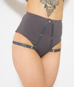 Tatiana Activewear Tokio Shorts - Charcoal -Rad Store SHORTS COVER PHOTO