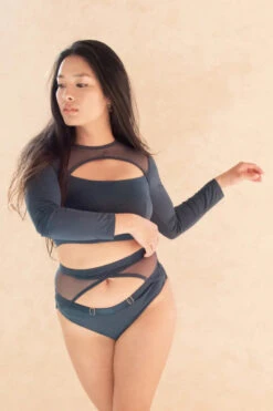 Tatiana Activewear Xena Shorts - Teal 11 Tatiana Activewear Xena Shorts - Teal -Rad Store Tatiana Active Esme Long Sleeve Teal Mesh Top 2678