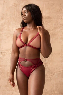 Tatiana Activewear Kaizen Top - Burgundy -Rad Store TatianaActiveKaizenBurgundyPoleWearSet15cropped 6b0d8402 f7a4 4441 a2d9 b24a16e42b22