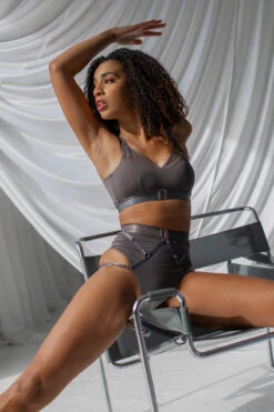 Tatiana Activewear Perla Top - Charcoal 10 Tatiana Activewear Perla Top - Charcoal -Rad Store TatianaActivePerlaCharcoalPoleWearSet 2 2 6dc6f8e0 7f07 4bd8 a33a 11e15eb90dca