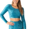 Dragonfly Pavi Crop Top - Velvet Turquoise -Rad Store Turq 2 1800x1800 0e2d963e e64f 43b8 88b1 24cb2510357b