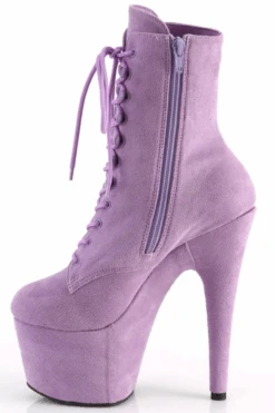 Pleaser USA Adore-1020FS Faux Suede 7inch Pleaser Boots - Lavender -Rad Store adore 1020fs lvfs m13