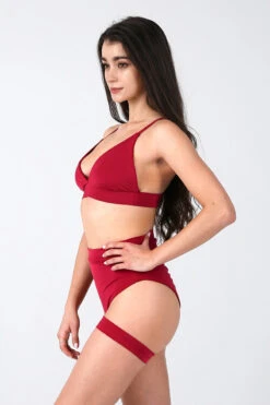 REV ACTIV Bomb Garter Shorts - Cherry -Rad Store cherry triangle top cherry bomb shorts 2