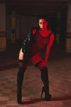 Rolling Fierce Bodysuit - Black Mesh 13 Rolling Fierce Bodysuit - Black Mesh -Rad Store fierceblack3