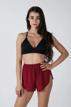 REV ACTIV Flow Shorts - Wine -Rad Store flow wine shorts 2