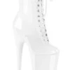 Pleaser USA Infinity-1020 9inch Pleaser Boots - Patent White