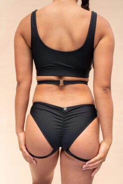 Lunalae Kehlani Low Waist Bottoms - Recycled Black -Rad Store kl5