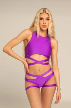 Paradise Chick Miami Wrap Top - Grape -Rad Store miamiwrap gartergrape b8f9a0b0 e344 4212 9c2c f44924cf392c