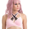 Poledancerka X-Front Top - Baby Pink