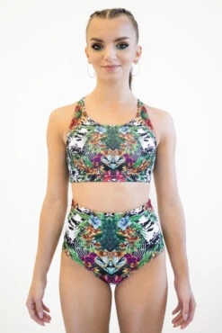 Pole Addict High Waisted Shorts - Jungle -Rad Store produkt 009