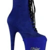 Pleaser USA Shoe Protectors - Royal Blue Lycra -Rad Store psp rybllyr 1