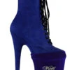 Pleaser USA Shoe Protectors - Royal Blue Velvet -Rad Store psp ryblvel 1