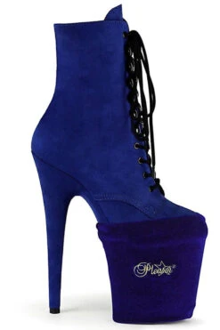 Pleaser USA Shoe Protectors - Royal Blue Velvet