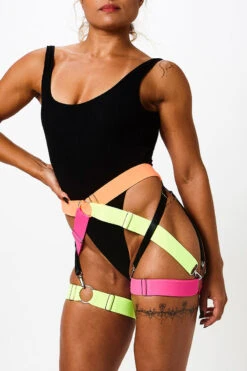Rolling Bottom Harness - FLURO -Rad Store qRollingBrand Lookbook 06 05 21 226111