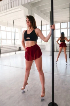 REV ACTIV Mesh Skirt Bottoms- Wine 15 REV ACTIV Mesh Skirt Bottoms- Wine -Rad Store rev3 1