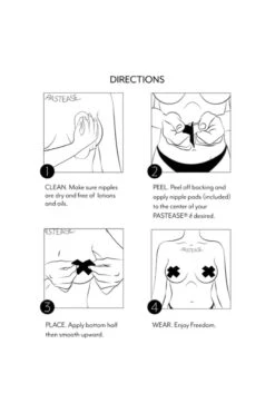 Pastease XO Heart Nipple Pasties - Disco Ball Pink -Rad Store slice1.1 1d385c2c 5f42 4b99 b4e0 87d6340d7c28