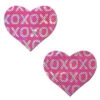 Pastease XO Heart Nipple Pasties - Disco Ball Pink 2 Pastease XO Heart Nipple Pasties - Disco Ball Pink -Rad Store slice14 d2b79756 8467 49d4 ac2a 7cddfc5851be